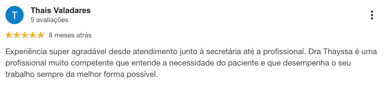 Depoimento de Thais Valadares