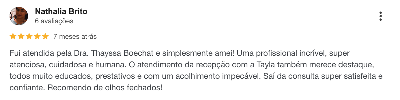 Depoimento de Nathalia Brito