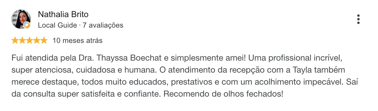 Depoimento de Nathalia Brito