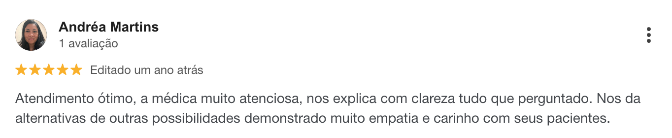 Depoimento de Andréa Martins